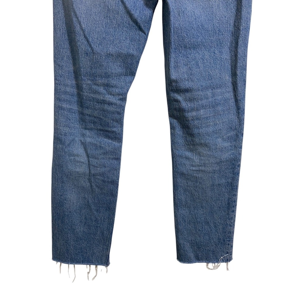 Madewell The Perfect Vintage Jean High Rise Straight Distressed Blue Denim 24P - Picture 11 of 12